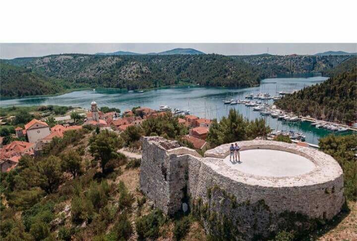 Rooms & Studio Bellina Skradin Esterno foto